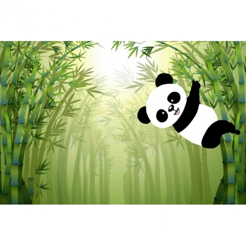 Painel Festa Retangular Panda Luluca Tecido Sublimado 1,5m x 1,2m em  Promoção na Americanas